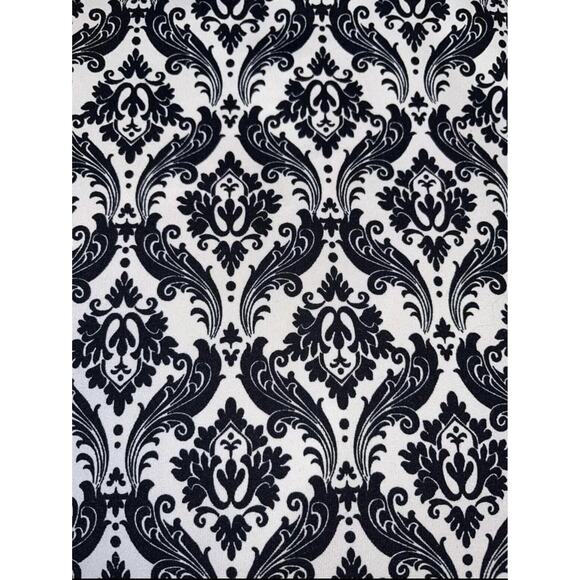 Soybu Women's Tank Top X-Small Shelf Bra Black White Strap Detail Damask Pattern - Picture 3 of 6